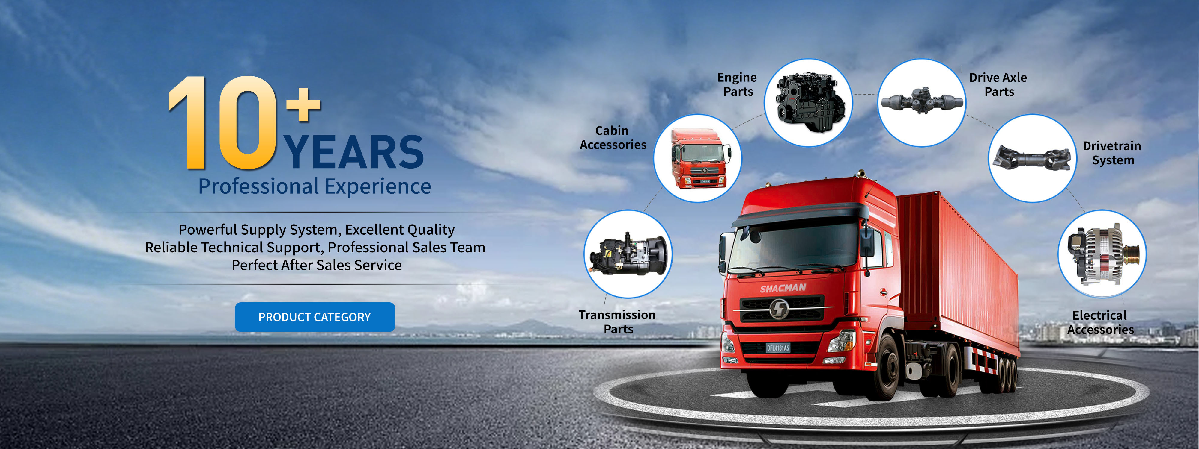 Quality Shacman Truck Spare Parts factory